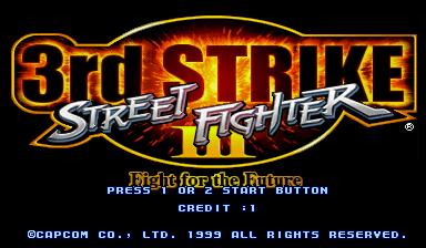 Street Fighter III 3rd Strike: Fight for the Future (Japan 990608, NO CD)